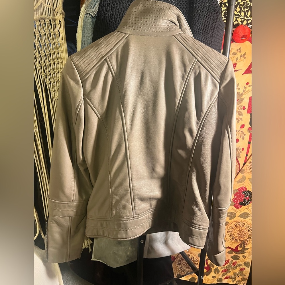 Bernardo leather moto jacket - Picture 2 of 8